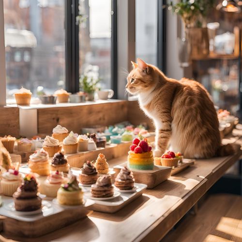 cute cat cafe food