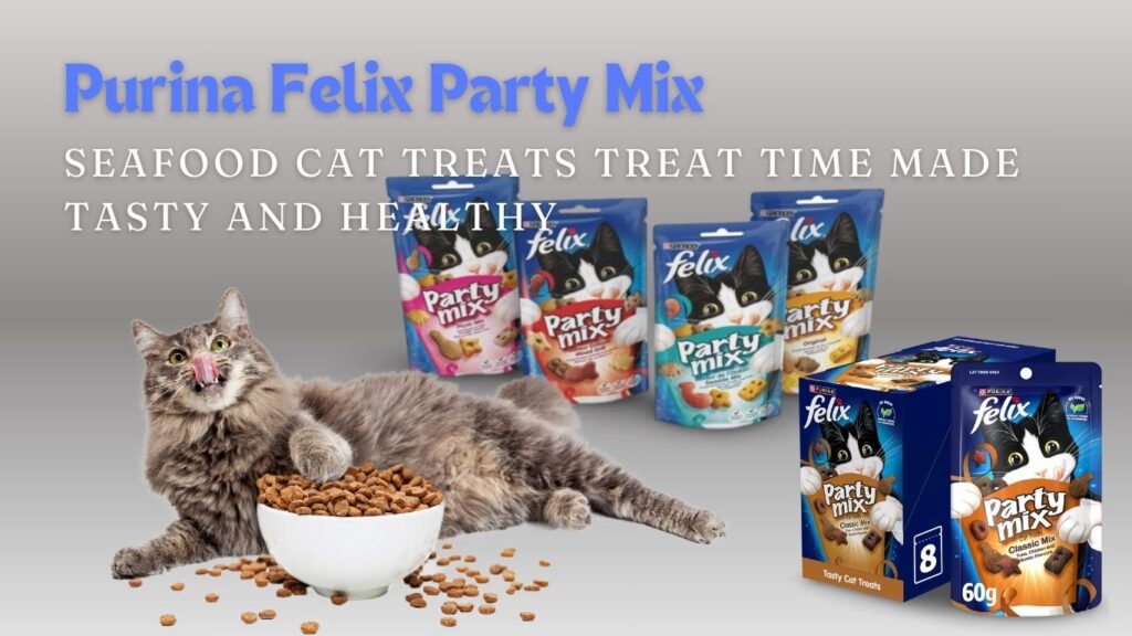 purina felix party mix seafood cat treats